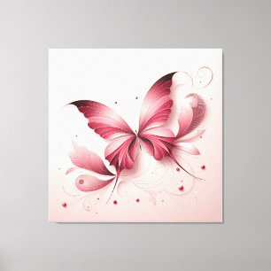 IMPRESSÃO EM TELA BOTTERFLY ART WALL CANVA
