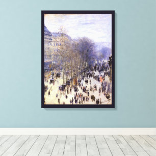 Impressão Em Tela Boulevard des Capucines de Claude Monet, Arte Fino