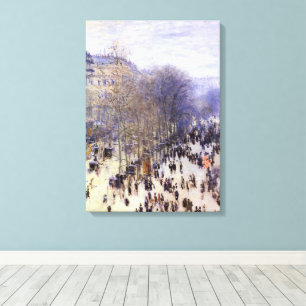 Impressão Em Tela Boulevard des Capucines de Claude Monet, Arte Fino