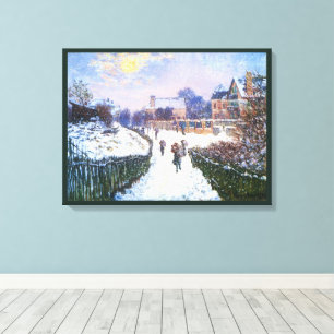 Impressão Em Tela Boulevard Saint Denis Argenteuil por Claude Monet