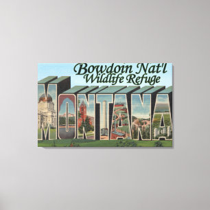 Impressão Em Tela Bowdoin Nat'l Wildlife Refge, Montana