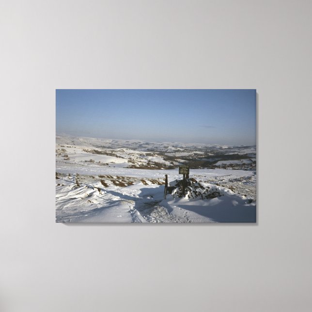 Impressão Em Tela Bowstonegate Winter Cheshire Holiday Card (Frente)
