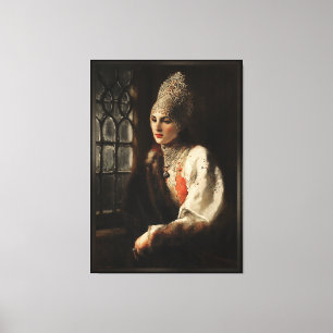 Impressão Em Tela Boyarina de Konstantin Makovsky