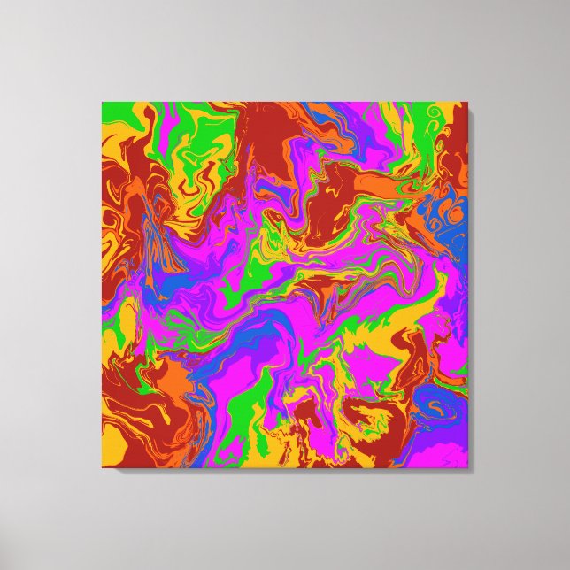 Impressão Em Tela Brain Porridge em Abstrato (Frente)