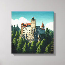 Impressão Em Tela Bran Castle Romênia