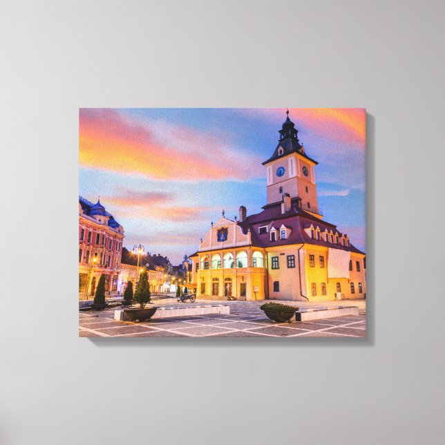 Impressão Em Tela Brasov Romênia (Frente)