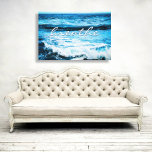 Impressão Em Tela Breathe Hawaii Turquoise Ocean Waves Foto 32x48<br><div class="desc">"Respire", relaxe e aproveite as ondas oceânicas mesmerizantes com esta impressão canvas do Pacífico Havaiano. Você pode personalizar facilmente esta arte de parede e eu também ofereço personalização em qualquer produto. NOTA IMPORTANTE: não altere o tamanho desta canvas para ir além do que está listado. (Menor é bom.) Caso contrário,...</div>