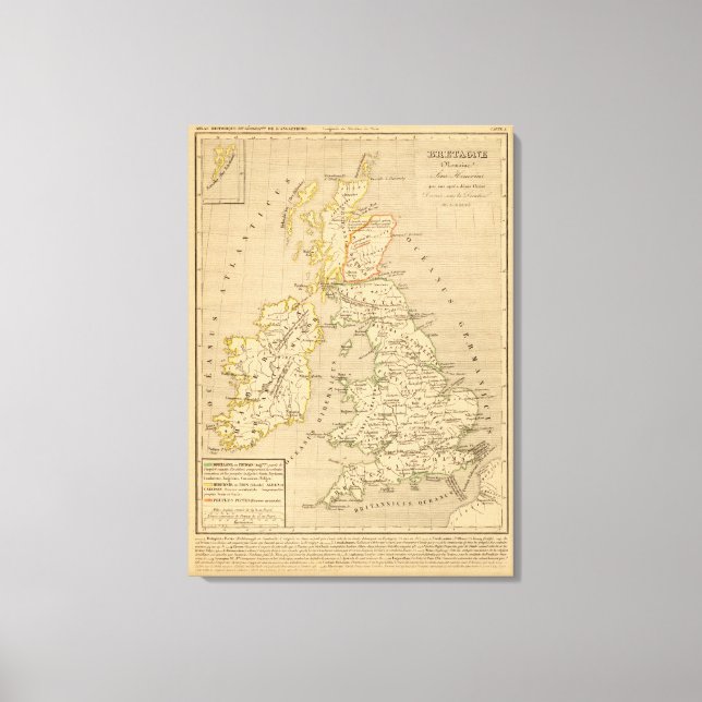 Impressão Em Tela Bretagne Romaine sous Honoriust (Frente)