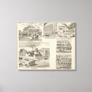 Impressão Em Tela Brewery de Paul Reising, Nova Albany