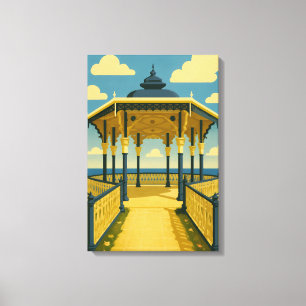 Impressão Em Tela Brighton Bandstand - Arquitetura Costeira