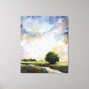 Impressão Em Tela Brilho âmbar II