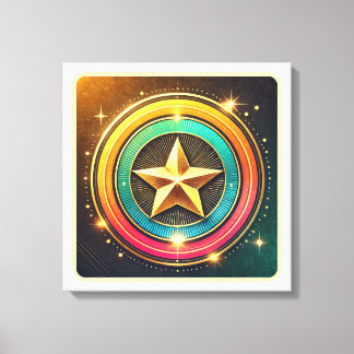 Impressão Em Tela Brilho Celestial nas Estrelas