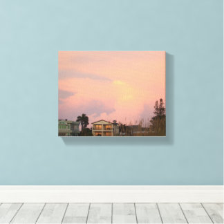 Impressão Em Tela Brilho Costeiro