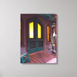 Impressão Em Tela Brilho da noite - Impressão de tela de vinhedo de 