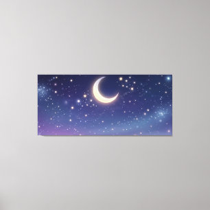 Impressão Em Tela Brilho Noturno Sonhador