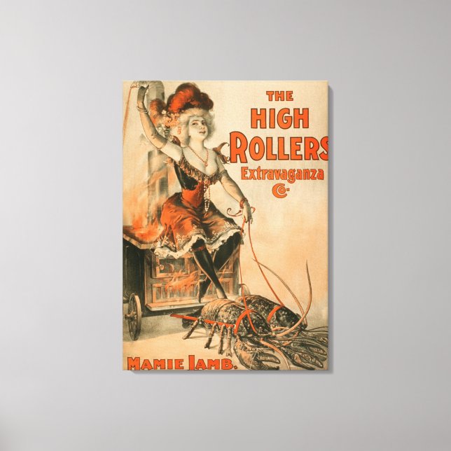 Impressão Em Tela Brincadeira "Mamie Lamb" de Extravaganza (Frente)