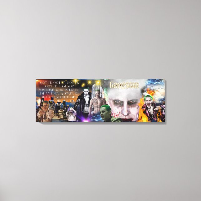 Impressão Em Tela brincalhona selvagem (Frente)