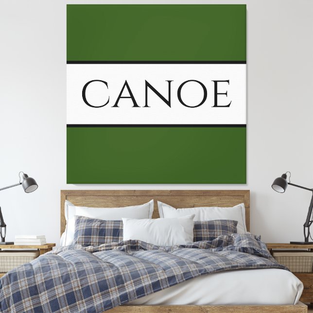 Impressão Em Tela Brisas de Verão Verde da Floresta Larga da CANOE (Insitu(Quarto))