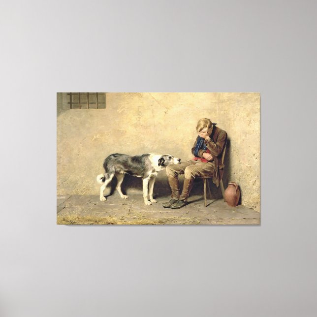 Impressão Em Tela Briton Riviere - Fidelidade (Frente)