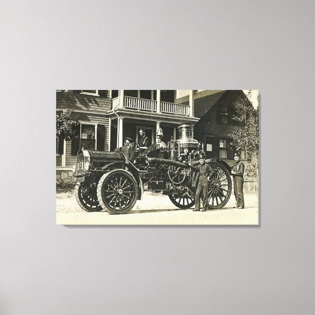 Impressão Em Tela Brockton Fire Department Motor n.o 1 BFD (Frente)