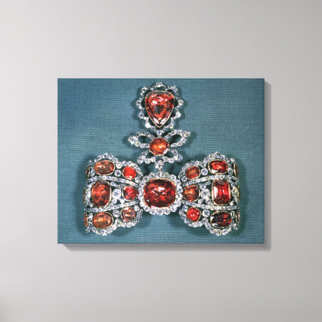 Impressão Em Tela Brooch de arco com brilho (Frente)