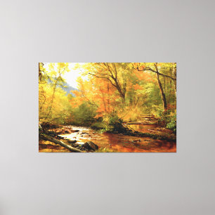 Impressão Em Tela Brook in the Woods por Albert Bierstadt