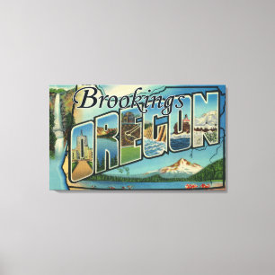 Impressão Em Tela Brookings, Oregon - grandes cenas da letra