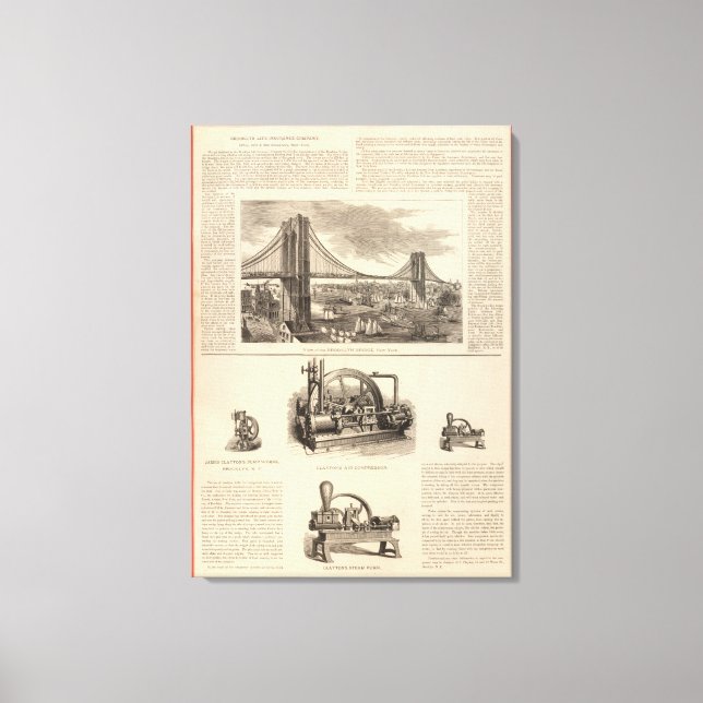 Impressão Em Tela Brooklyn Life Insurance Company (Frente)