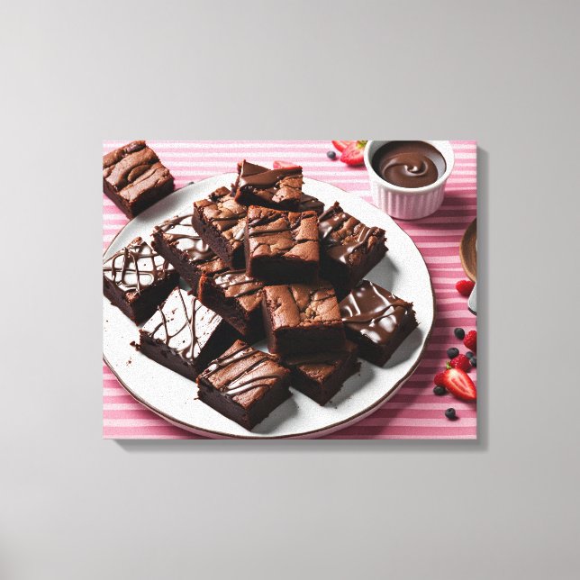 Impressão Em Tela Brownies (Frente)