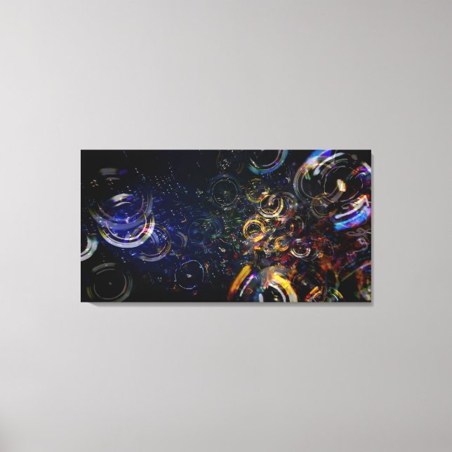 Impressão em tela Bubbles 40x21 (Frente)