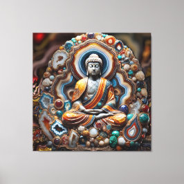 Impressão Em Tela Buda-Core-Geode