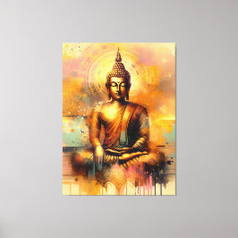 Impressão Em Tela Buda Espiritual