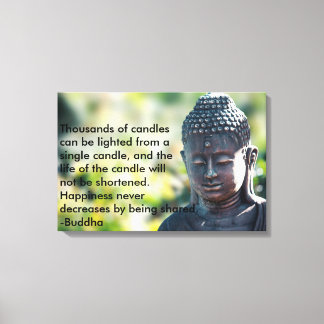 Impressão Em Tela Buda "Milhares de velas"