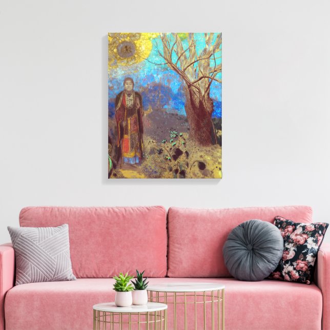 Impressão Em Tela Buda | Odilon Redon | (Insitu(Sala de estar))