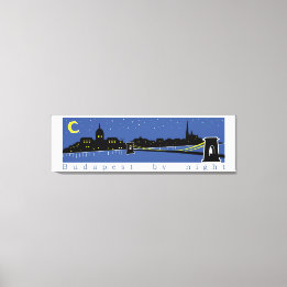 Impressão Em Tela Budapest By Night, Hungria, magyar