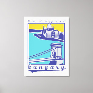 Impressão Em Tela Budapeste, Hungria, poster