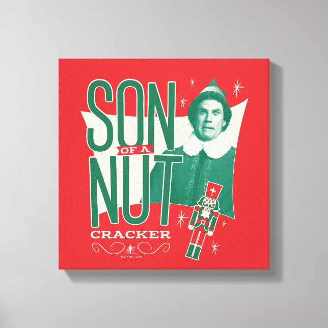 Impressão Em Tela Buddy, o Filho do Elf de um Noz-Cracker (Frente)