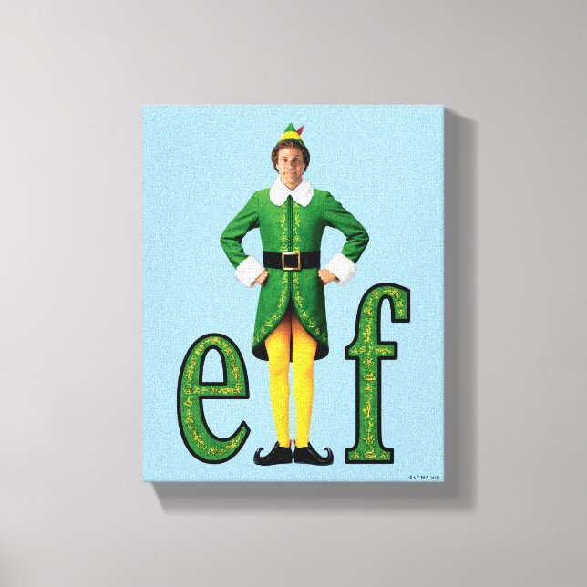 Impressão Em Tela Buddy, o logotipo do filme Elf (Frente)