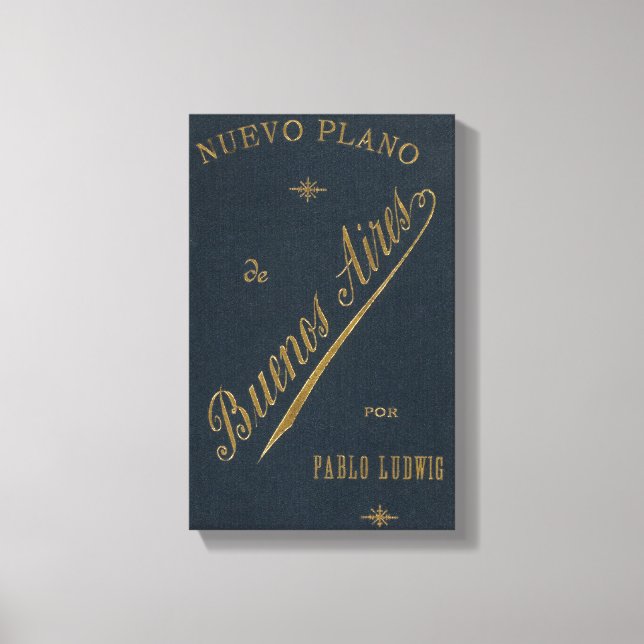 Impressão Em Tela Buenos Aires Argentina (Frente)