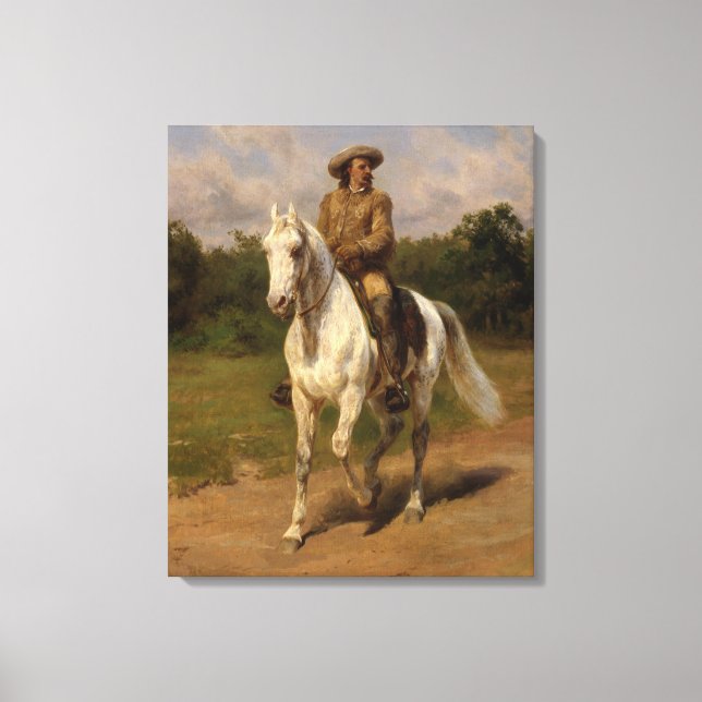Impressão Em Tela Buffalo Bill Cody por Rosa Bonheur (Frente)