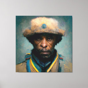 Impressão Em Tela Buffalo Soldier II