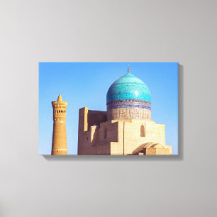 Impressão Em Tela Bukhara, Uzbequistão - Mesquita Kalyan