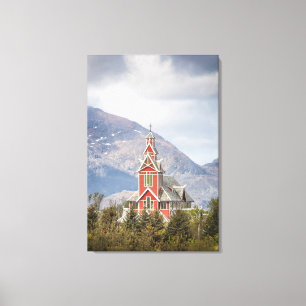 Impressão Em Tela Buksnes Church Lofoten Noruega