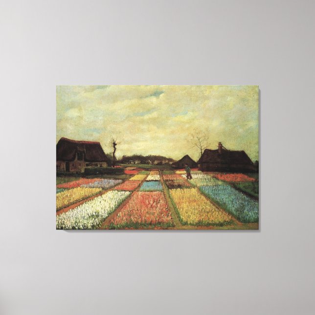 Impressão Em Tela Bulb Fields por Vincent van Gogh (Frente)