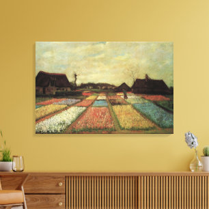 Impressão Em Tela Bulb Fields por Vincent van Gogh