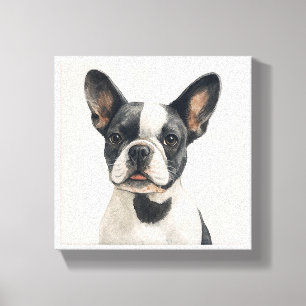 Impressão Em Tela Bulldog Wall Art Francês