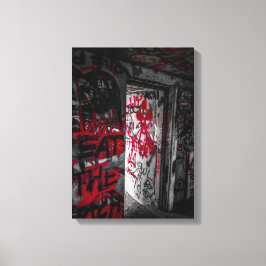 Impressão Em Tela Bunker Graffiado