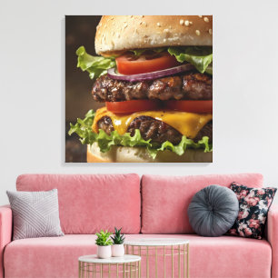 Impressão Em Tela Burger