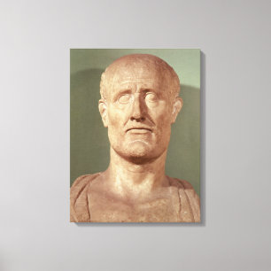 Impressão Em Tela Busto de Alcibiades