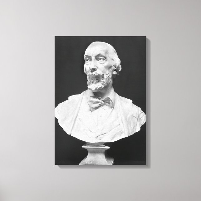 Impressão Em Tela Busto de Auguste Vacquerie (Frente)